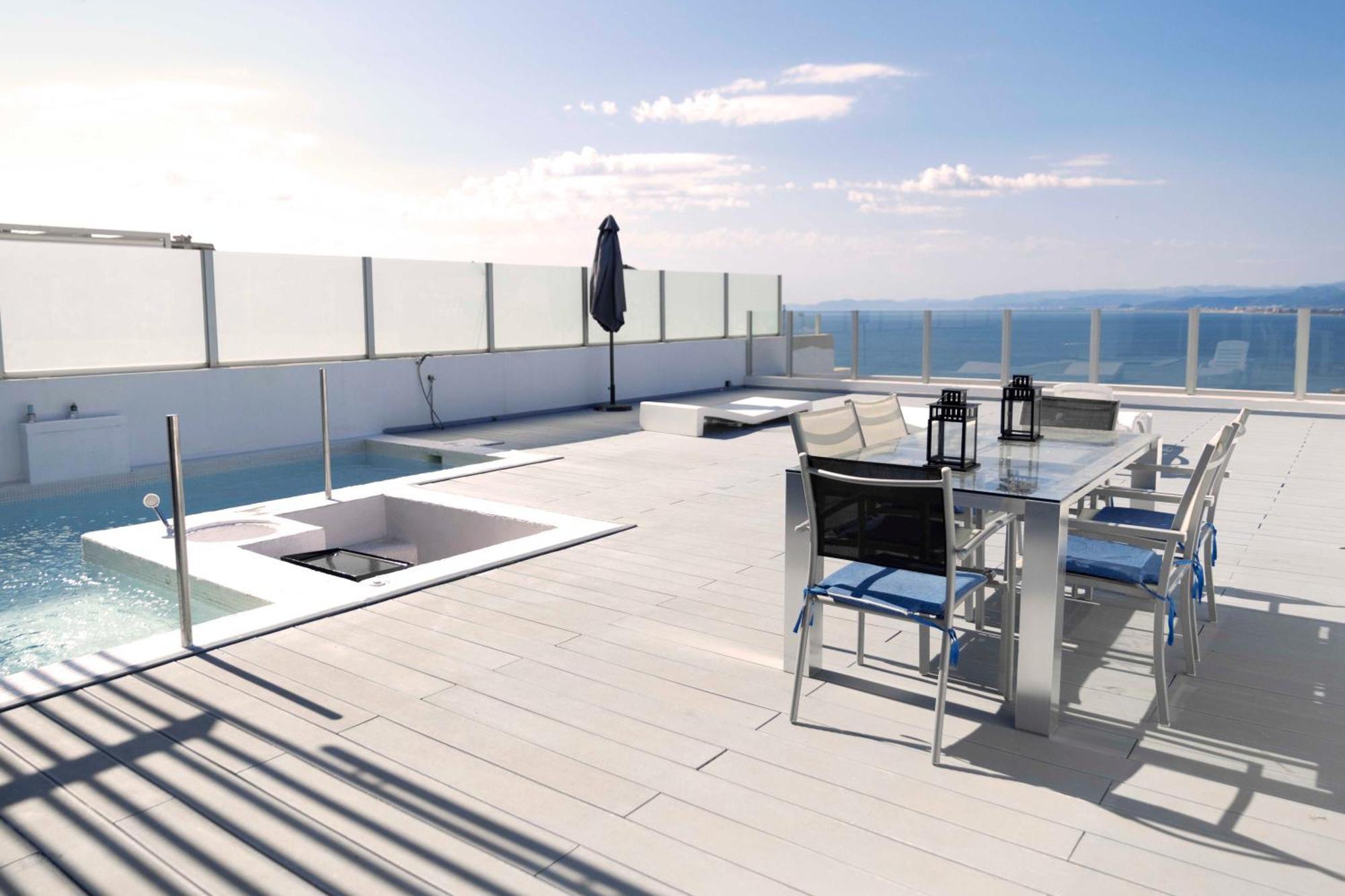 Apartamentos Turisticos Cullera ファロ・デ・クリェラ エクステリア 写真